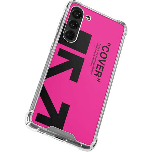 Black and Pink Arrows Galaxy S24 FE Clear Case